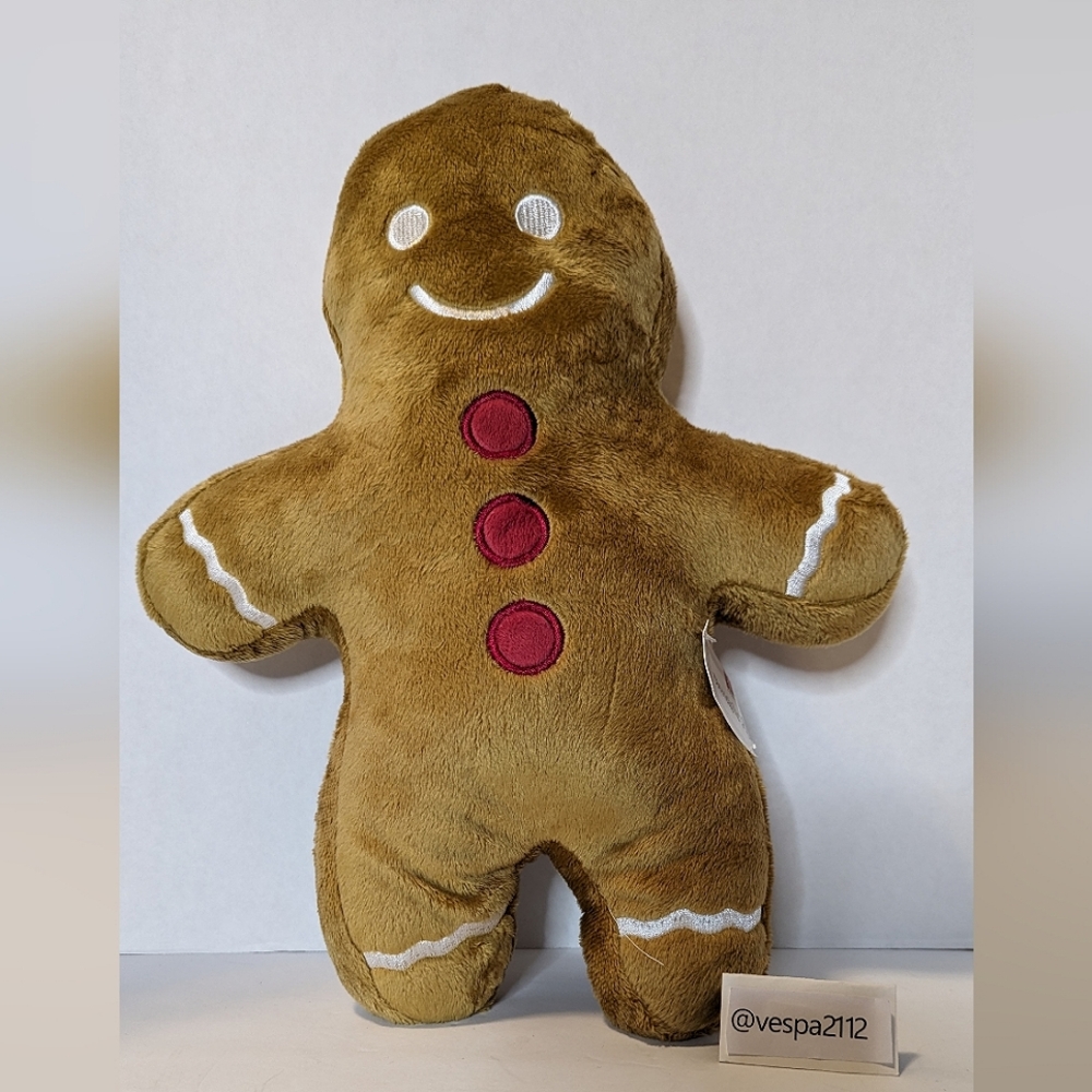 Target Bullseye Playground Christmas Gingerbread Man Pillow Cookie